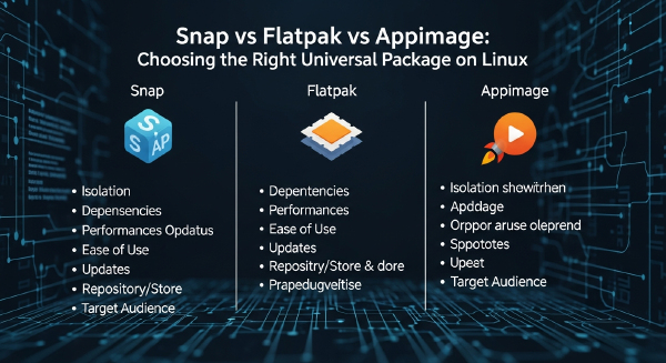 Snap vs Flatpak vs AppImage: Choosing the Right Universal Package on Linux
