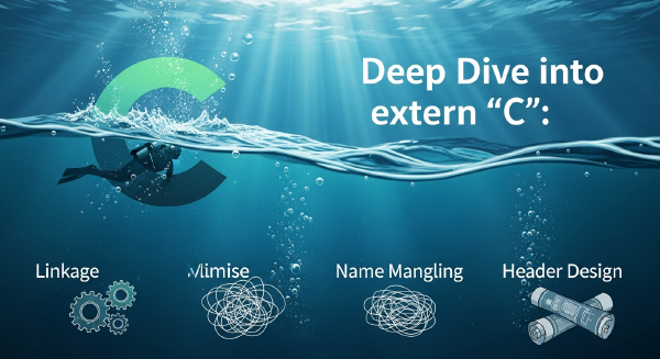 Deep Dive into extern "C": Linkage, Name Mangling, and Header Design