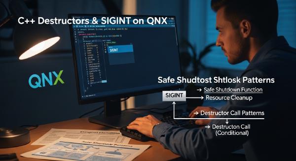 QNX vs Linux Signal Handling: Destructors, exit and Safe Shutdown